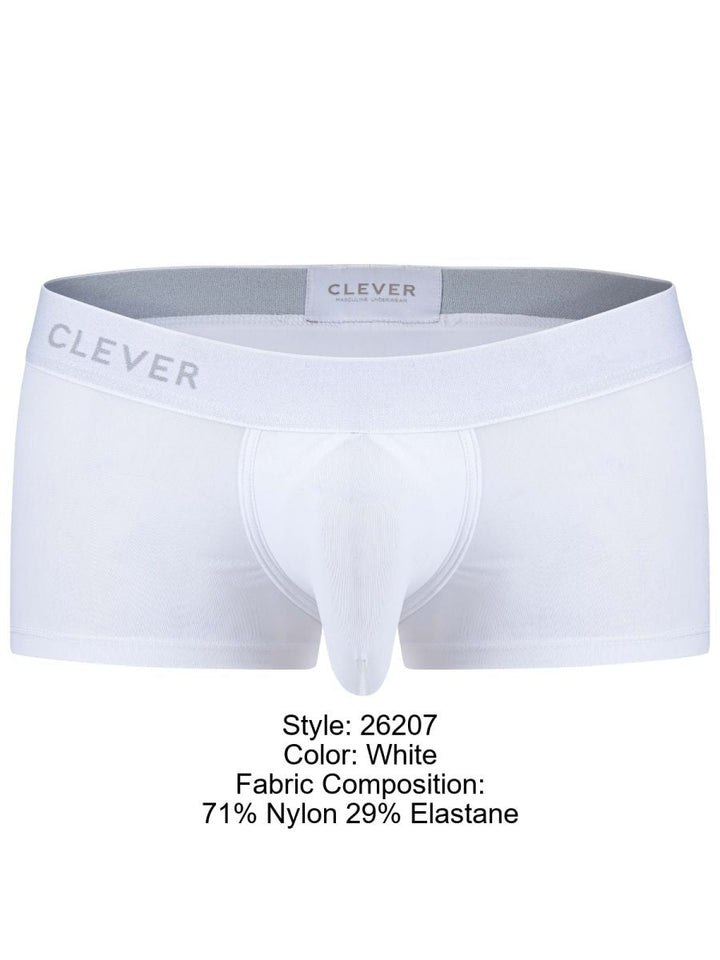 Clever Moda Mompox Men's Trunk Underwear in White – men's trunks Handmade in Colombia