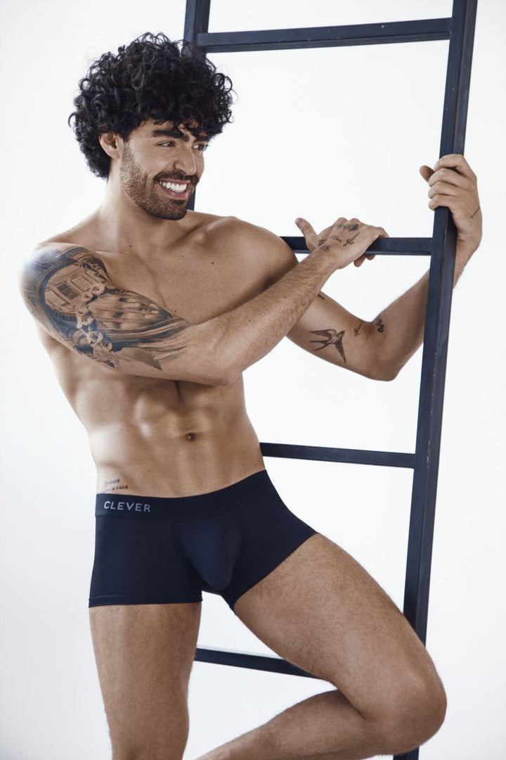 Clever Moda Mompox Men's Trunk Underwear in Black – men's trunks Handmade in Colombia