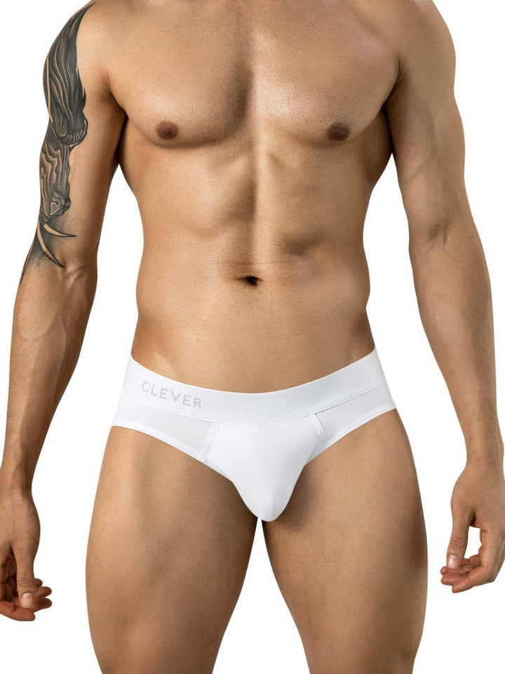 Clever Moda Salento Men's Bikini Brief in White – men's briefs Handmade in Colombia