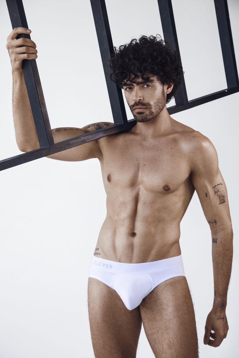 Clever Moda Salento Men's Bikini Brief in White – men's briefs Handmade in Colombia