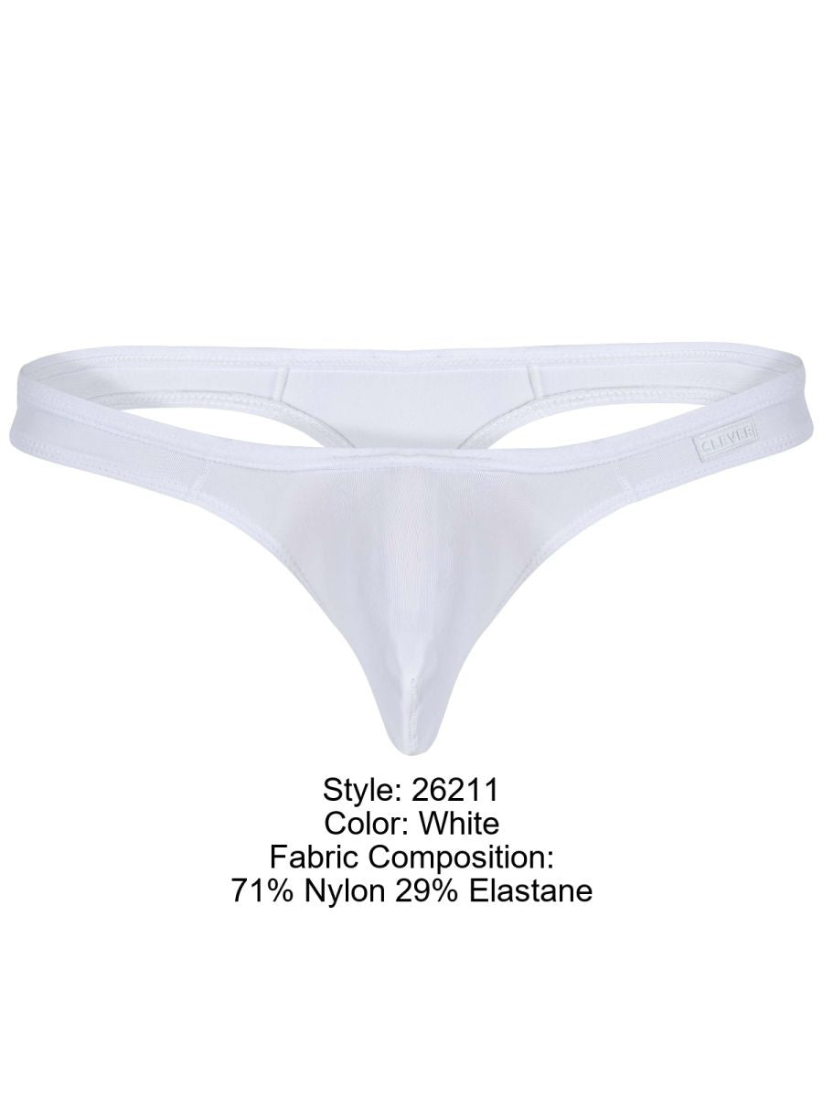 Clever Moda Murillo Men's Thong in White – men's thongs Handmade in Colombia