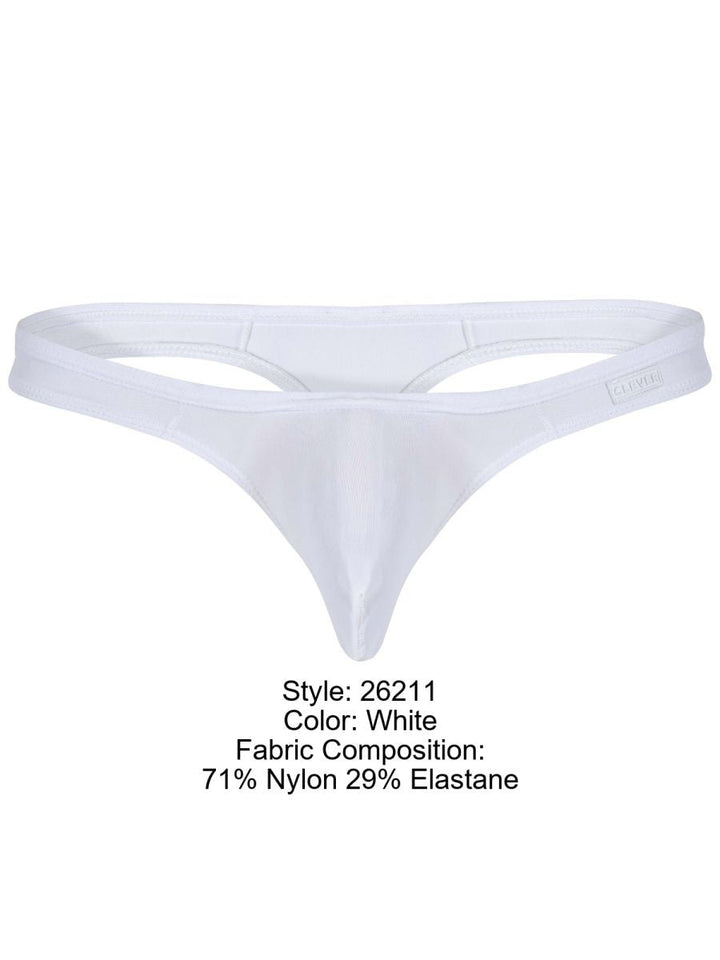 Clever Moda Murillo Men's Thong in White – men's thongs Handmade in Colombia