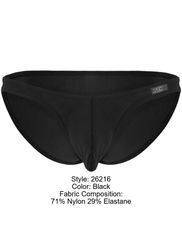 Clever Moda Cocuy Men's Bikini Brief in Black – men's briefs Handmade in Colombia