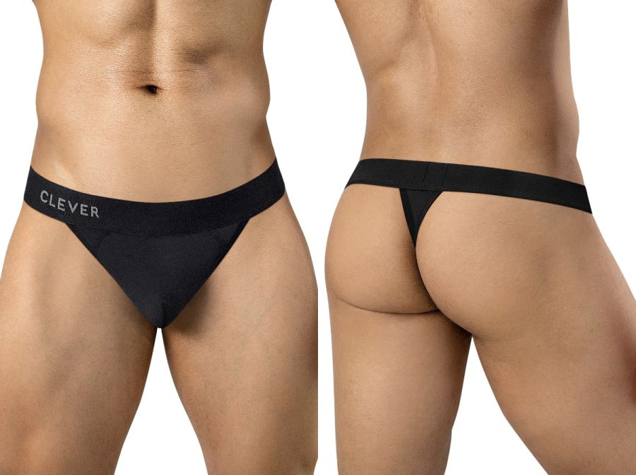 Clever Moda Marsella Men's Thong in Black – men's thongs Handmade in Colombia