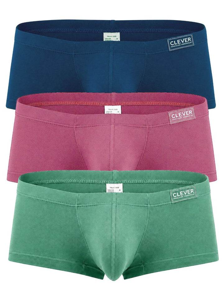 Clever 26225 Men's Underwear 3PK Australian Latin Trunks Color Multi-colored