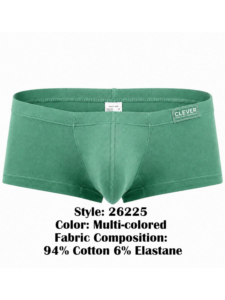 Clever 26225 Men's Underwear 3PK Australian Latin Trunks Color Multi-colored