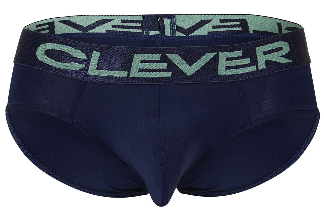 Clever Moda 519968 3PK Australian Latin Briefs in Beige/Blue/Green – men's briefs