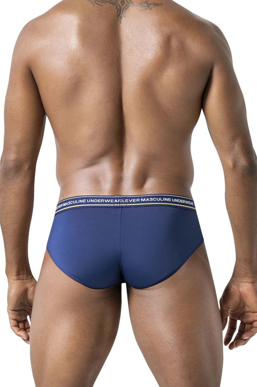 Clever Moda 519969 3PK Australian Latin Briefs in Blue/Petrol/Green – men's briefs