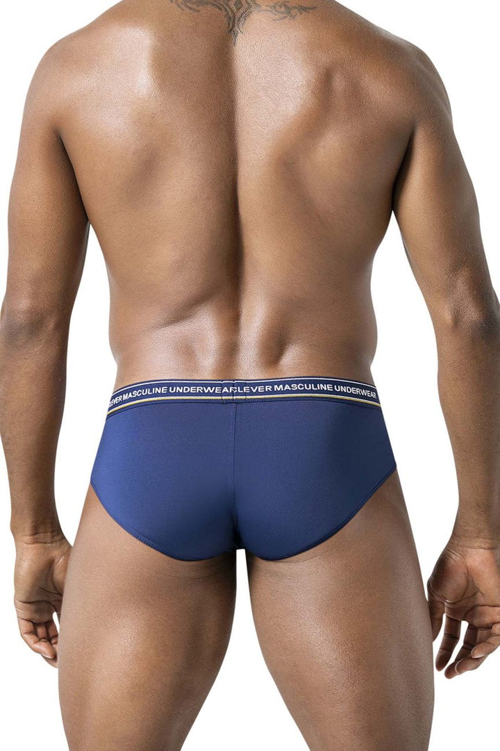 Clever Moda 519969 3PK Australian Latin Briefs in Blue/Petrol/Green – men's briefs