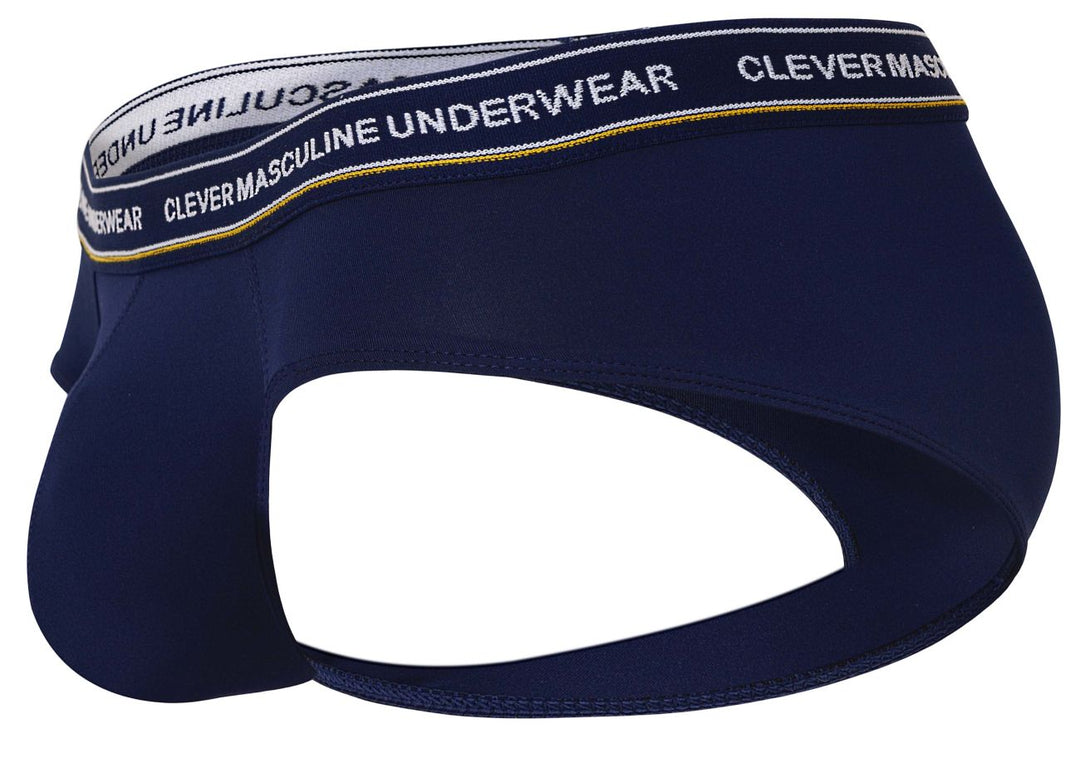 Clever Moda 519969 3PK Australian Latin Briefs in Blue/Petrol/Green – men's briefs