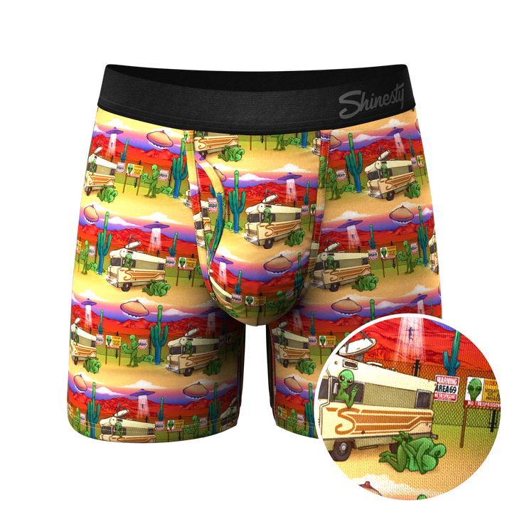 Shinesty "The Close Encounter" Alien Ball Hammock® Pouch Underwear With Fly