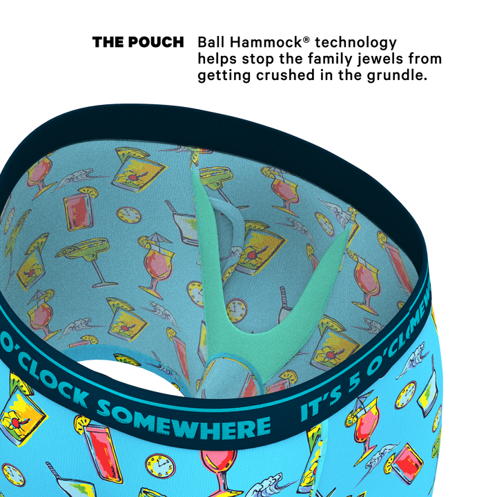 Shinesty Cocktail Hour x Margaritaville Ball Hammock Pouch Underwear With Fly