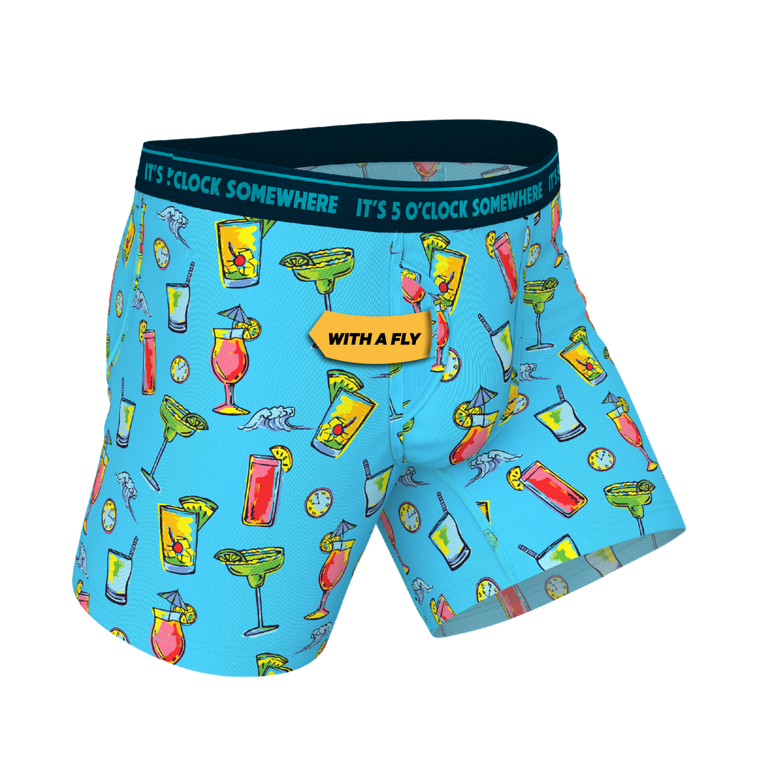 Shinesty Cocktail Hour x Margaritaville Ball Hammock Pouch Underwear With Fly