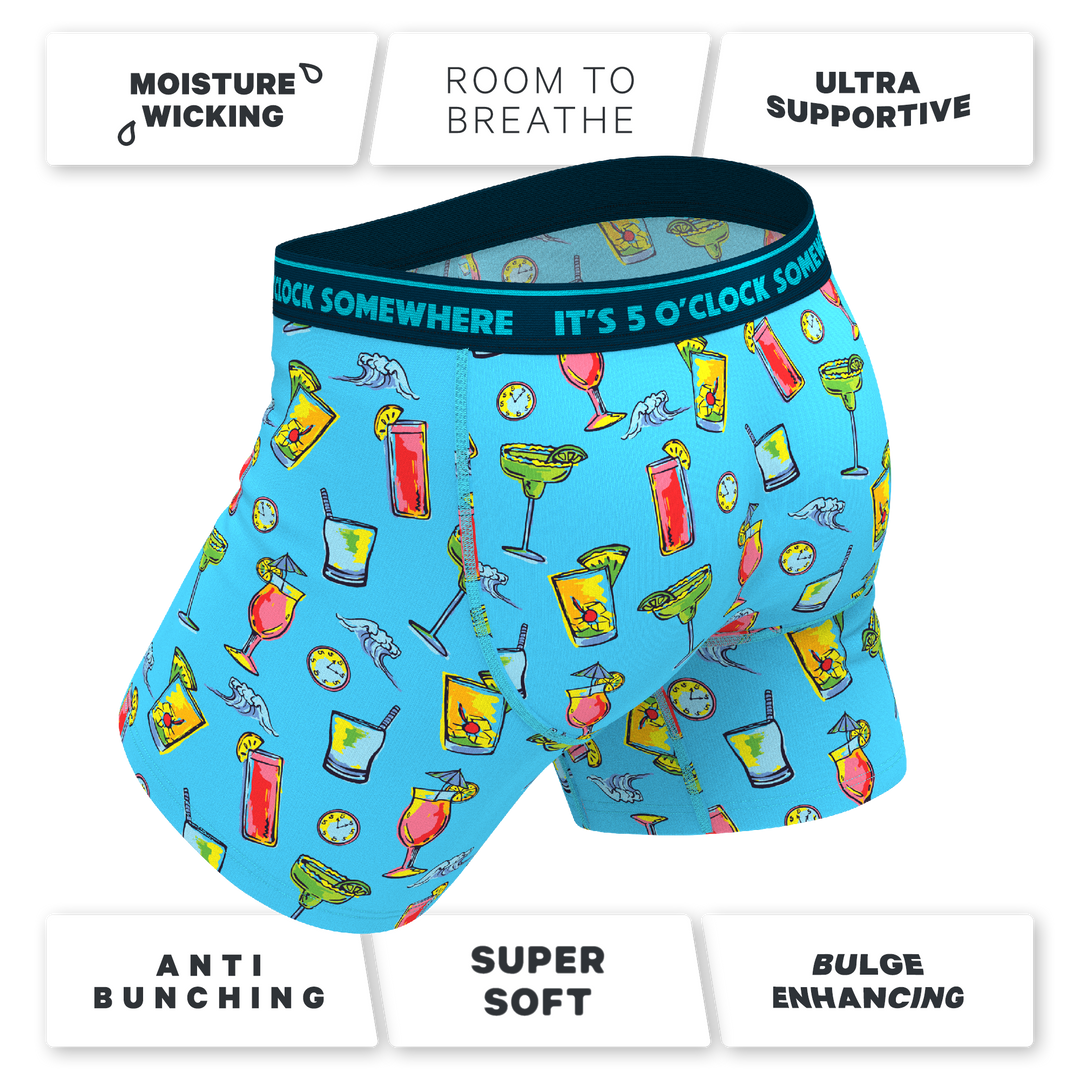 Shinesty Cocktail Hour x Margaritaville Ball Hammock Pouch Underwear With Fly