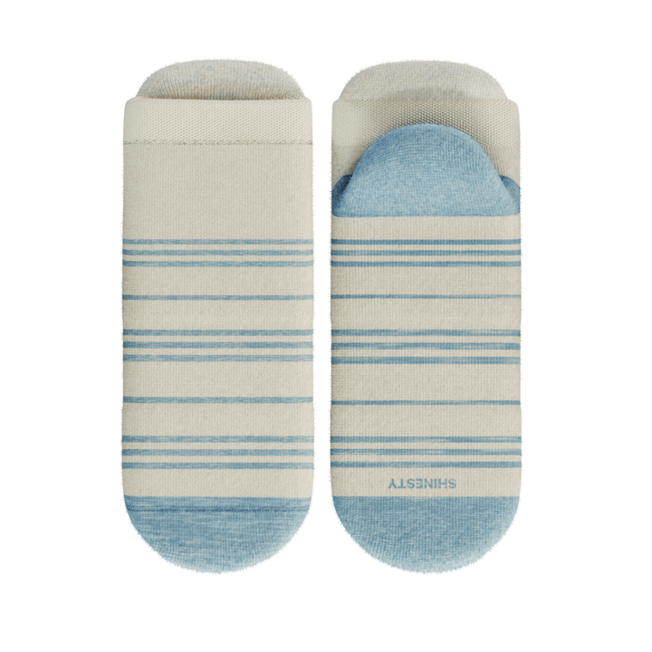 The College Ruled | Stripe Heel Hammock™ Ankle Socks