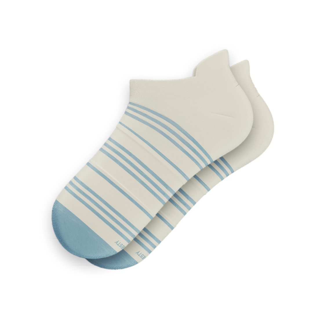 The College Ruled | Stripe Heel Hammock™ Ankle Socks