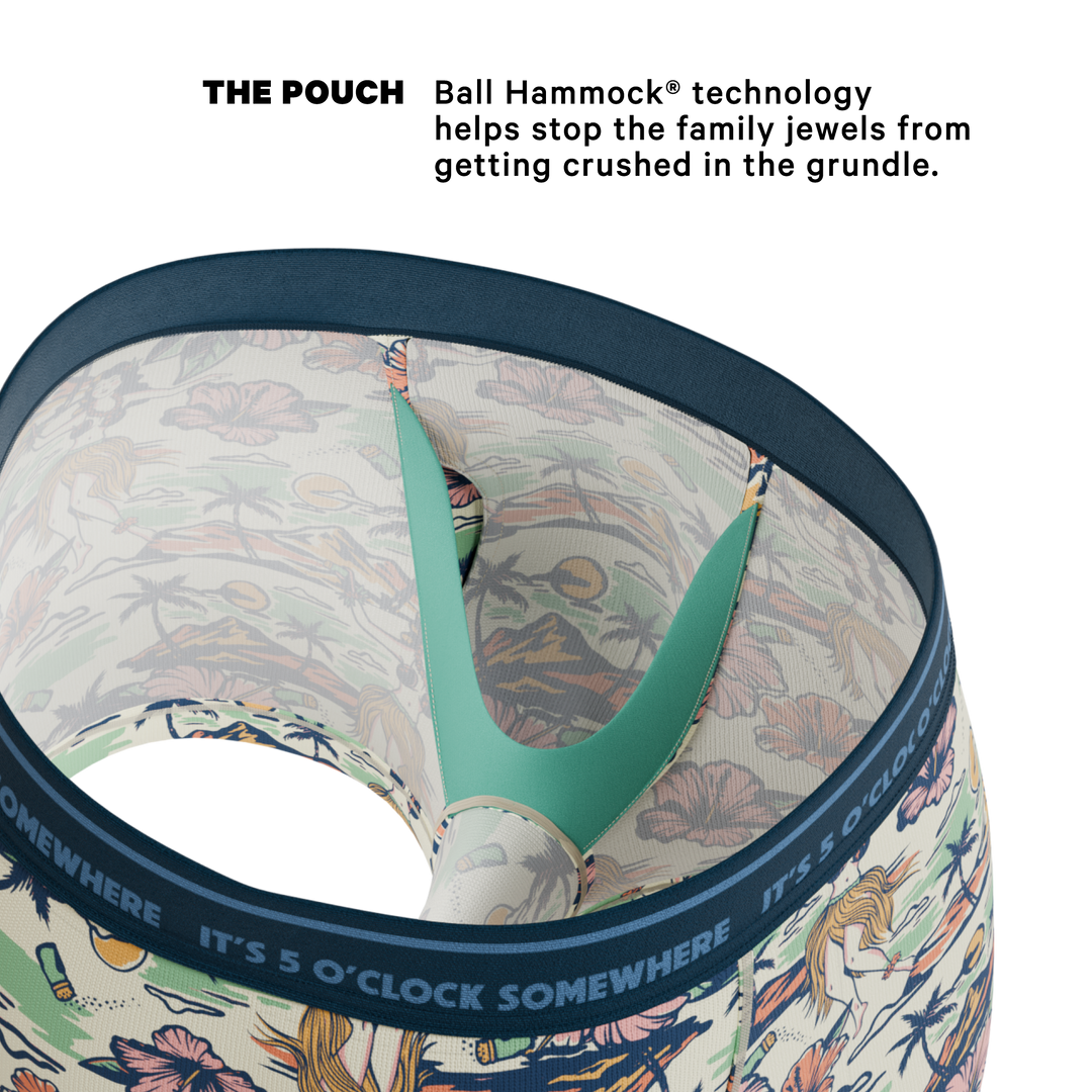 Shinesty x Margaritaville "Come Monday" Ball Hammock® Pouch Trunks