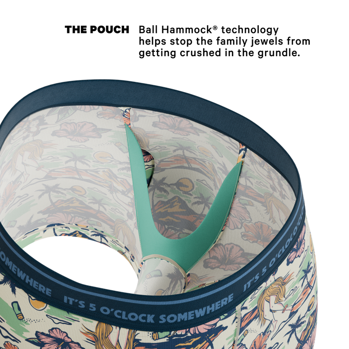 Shinesty x Margaritaville "Come Monday" Ball Hammock® Pouch Trunks