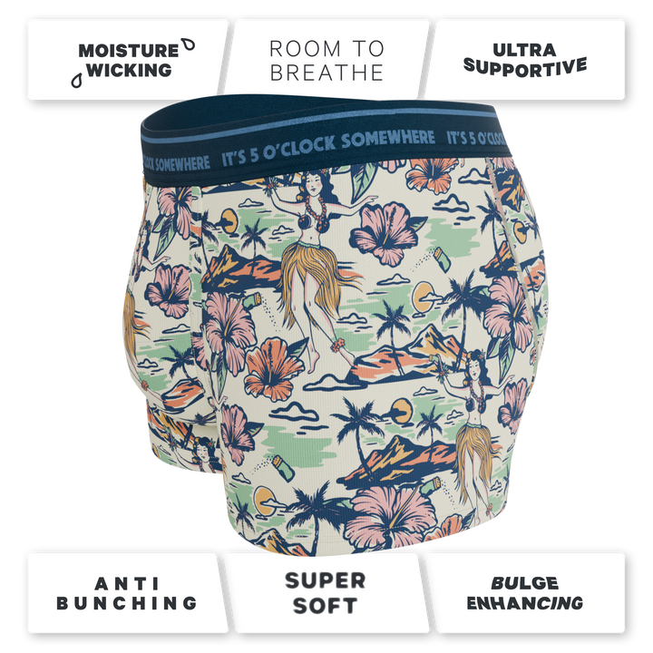 Shinesty x Margaritaville "Come Monday" Ball Hammock® Pouch Trunks