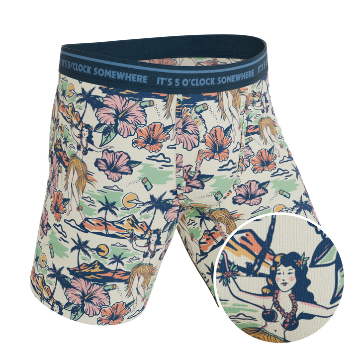 Shinesty x Margaritaville "Come Monday" Long Leg Ball Hammock® Pouch Underwear