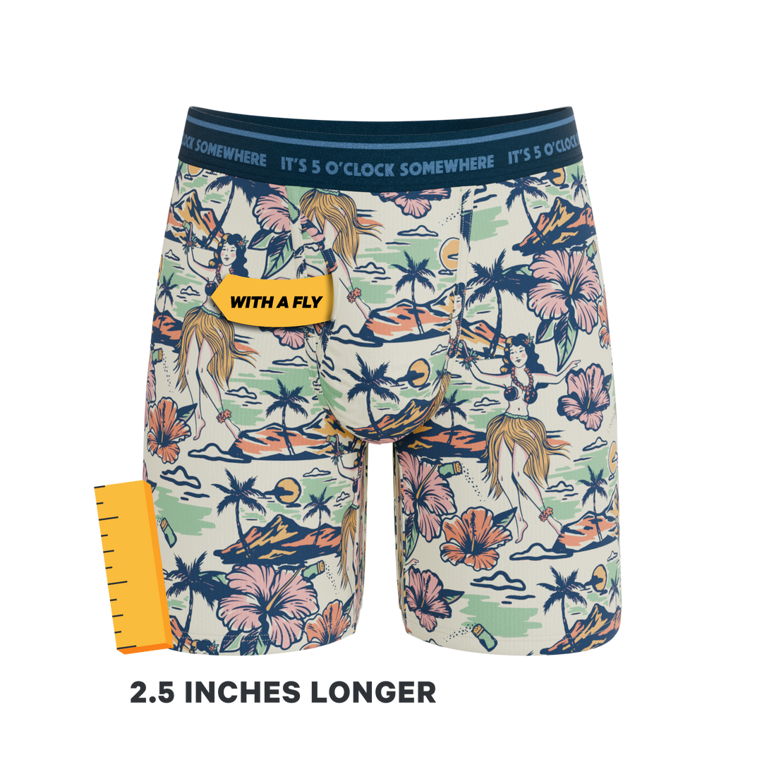 Shinesty x Margaritaville "Come Monday" Long Leg Ball Hammock® Pouch Underwear