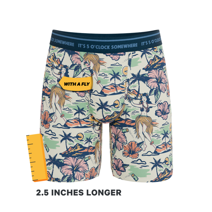 Shinesty x Margaritaville "Come Monday" Long Leg Ball Hammock® Pouch Underwear