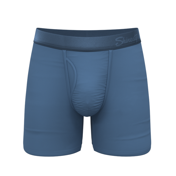 Shinesty Cool Cobalt Slate Blue Ball Hammock® Magnum Pouch Underwear