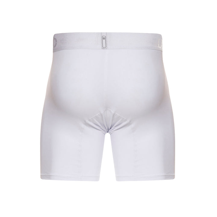 Mundo Unico Men's Tilo A23 Mid-Length Boxer Briefs - White Premium Cotton Comfort