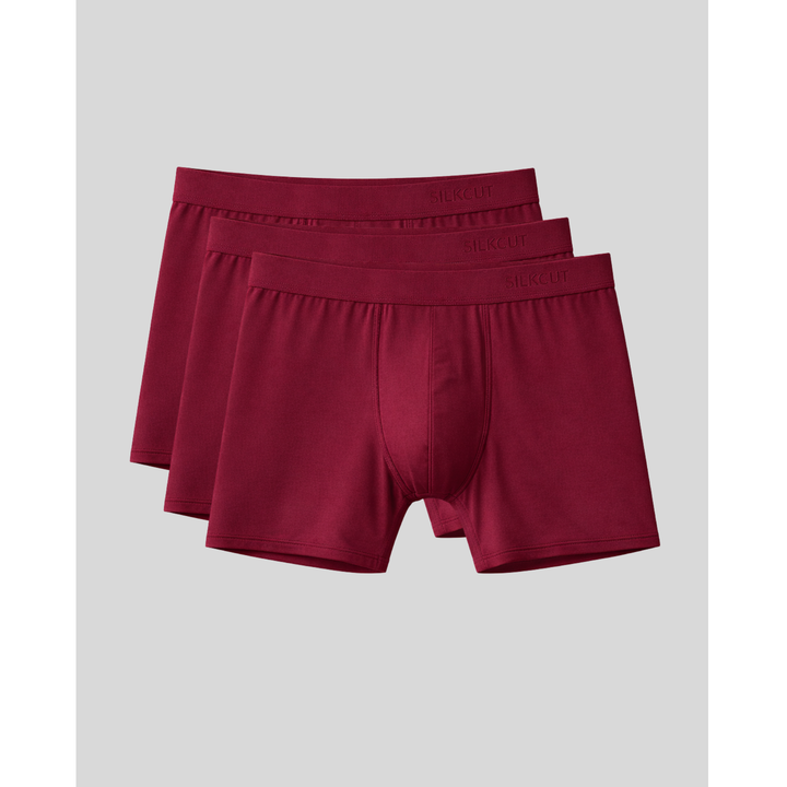 SilkCut Micro Modal Boxer Briefs 3-Pack – ultra-soft men's modal boxer briefs 4-way stretch