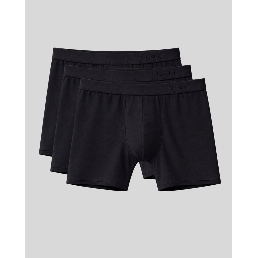 SilkCut Micro Modal Boxer Briefs 3-Pack – ultra-soft men's modal boxer briefs 4-way stretch