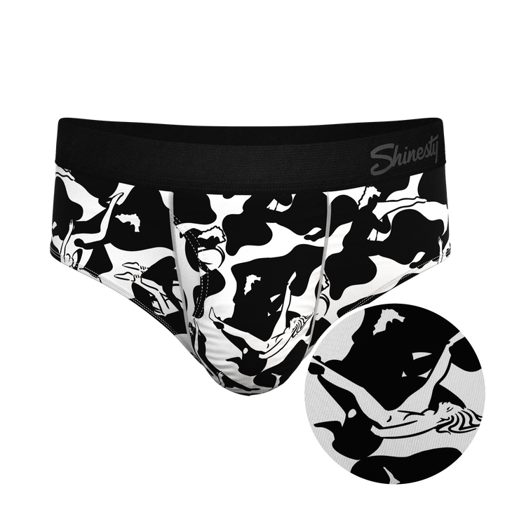 Shinesty Cowmasutra Naughty Abstract Ball Hammock® Pouch Briefs