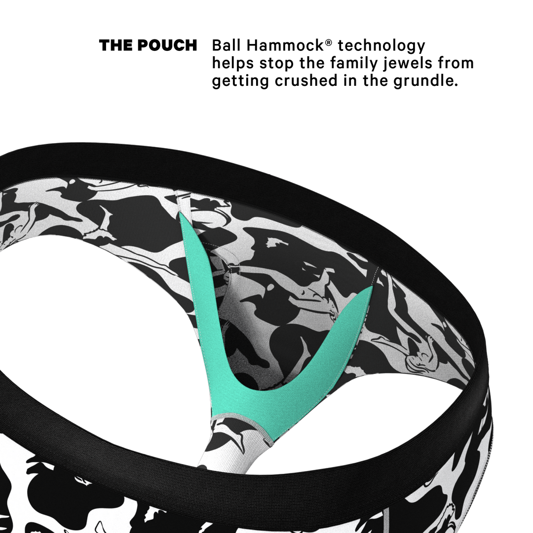 Shinesty Cowmasutra Naughty Abstract Ball Hammock® Pouch Briefs