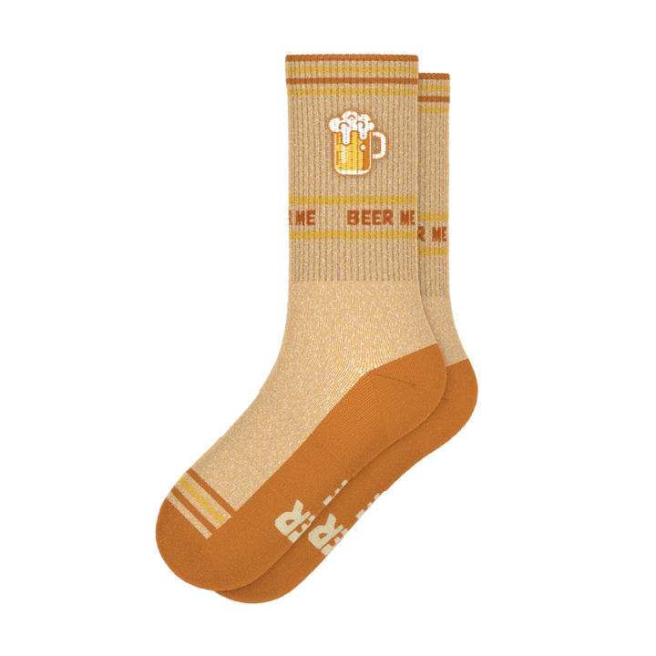 The Barley Pop | Beer Heel Hammock™ Crew Socks