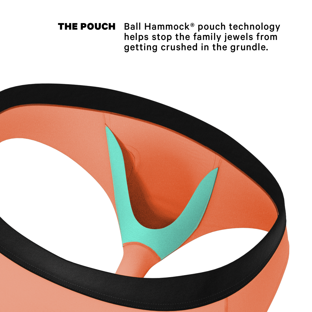 Shinesty "Crossing Guard" Orange Ball Hammock® Briefs