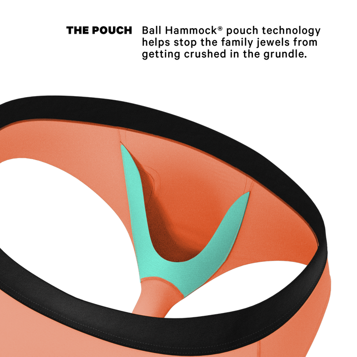 Shinesty "Crossing Guard" Orange Ball Hammock® Briefs