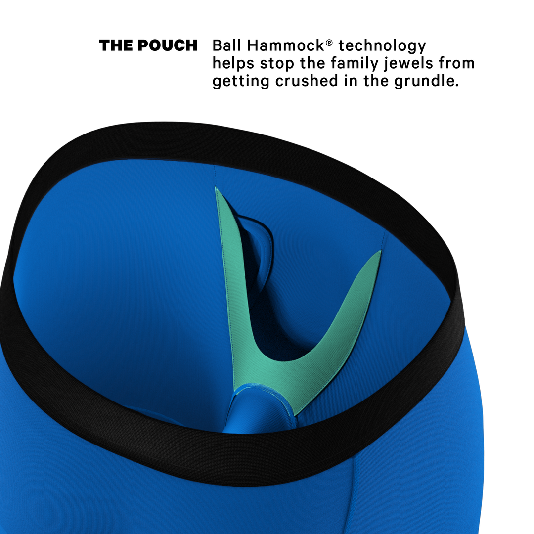 Shinesty "Crown Jewels" Royal Blue Long Leg Ball Hammock® Pouch Underwear