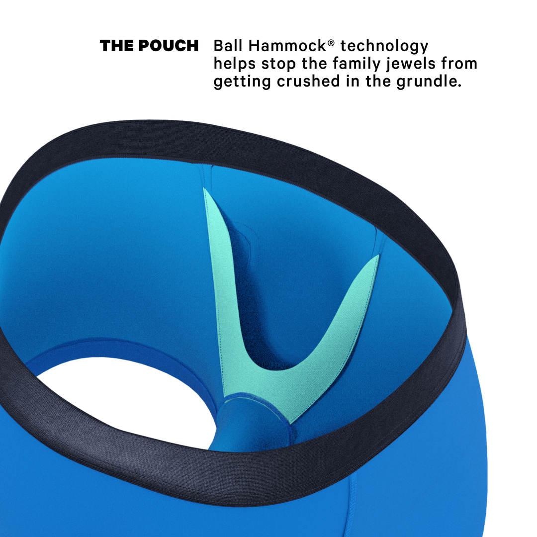 The Crown Jewels: Men's Royal Blue Trunks Underwear with Ball Hammock® Pouch