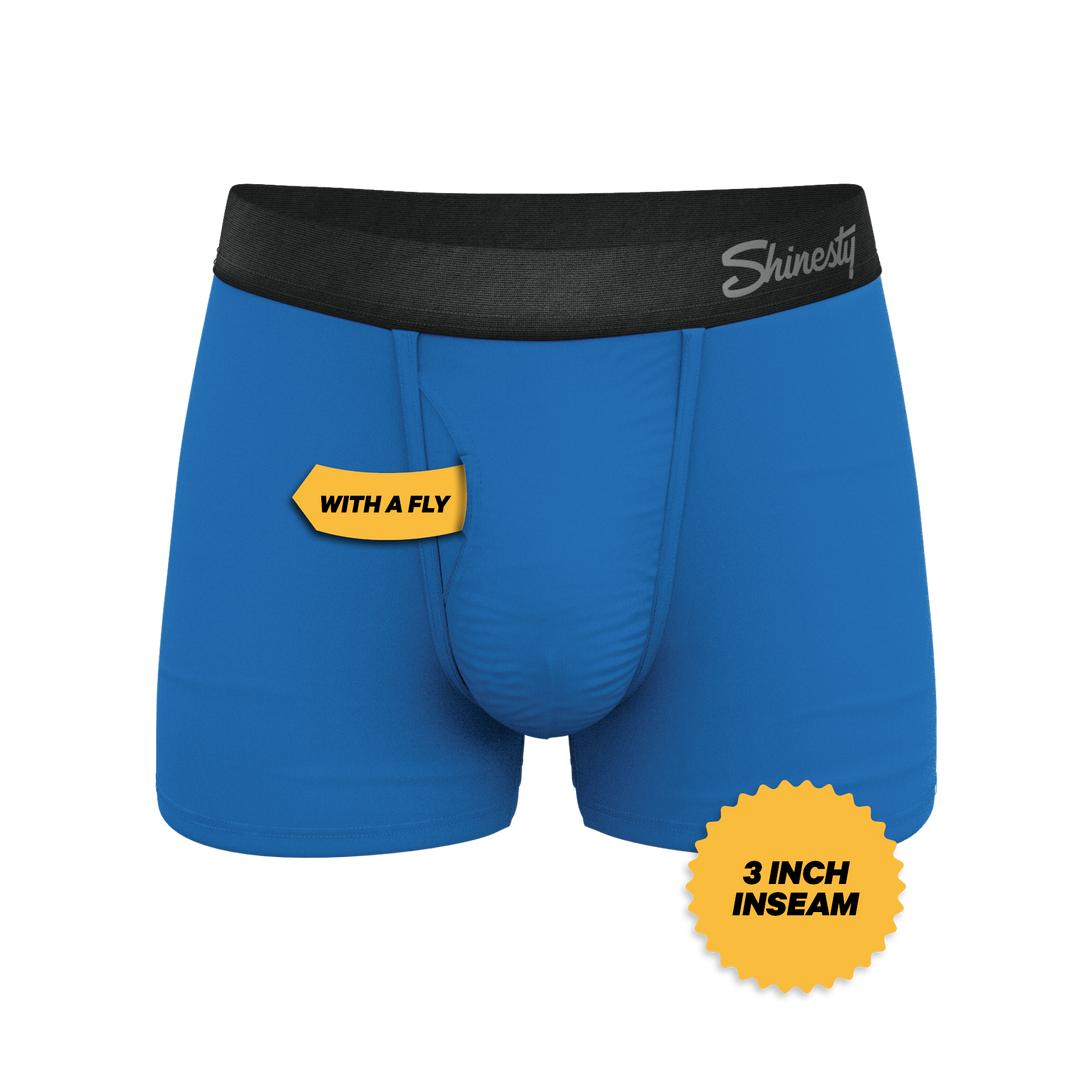 The Crown Jewels: Men's Royal Blue Trunks Underwear with Ball Hammock® Pouch
