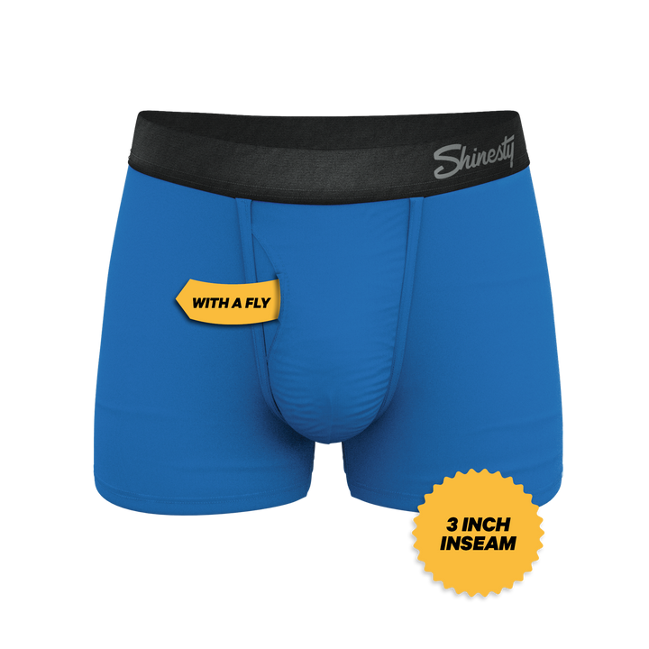The Crown Jewels: Men's Royal Blue Trunks Underwear with Ball Hammock® Pouch