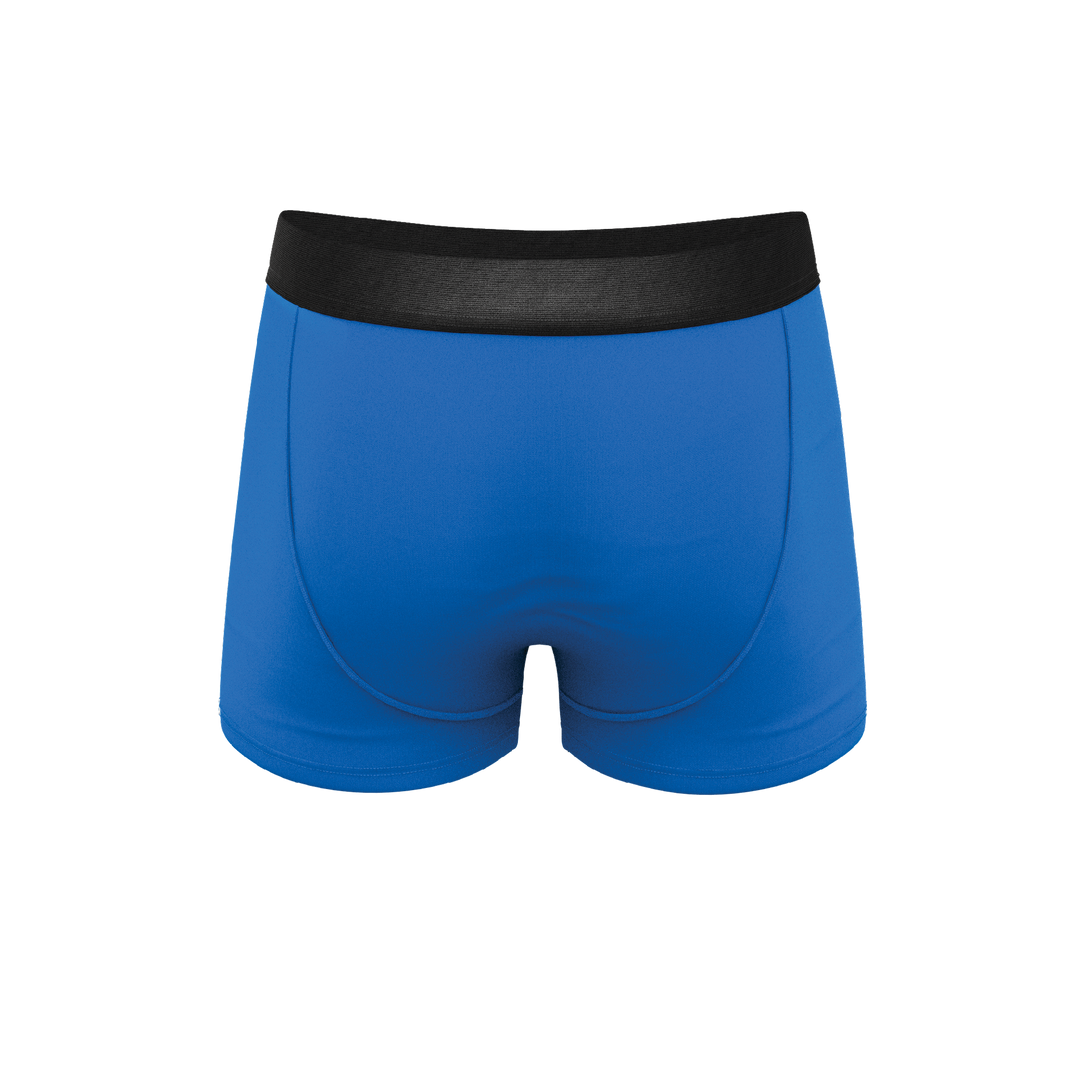 The Crown Jewels: Men's Royal Blue Trunks Underwear with Ball Hammock® Pouch