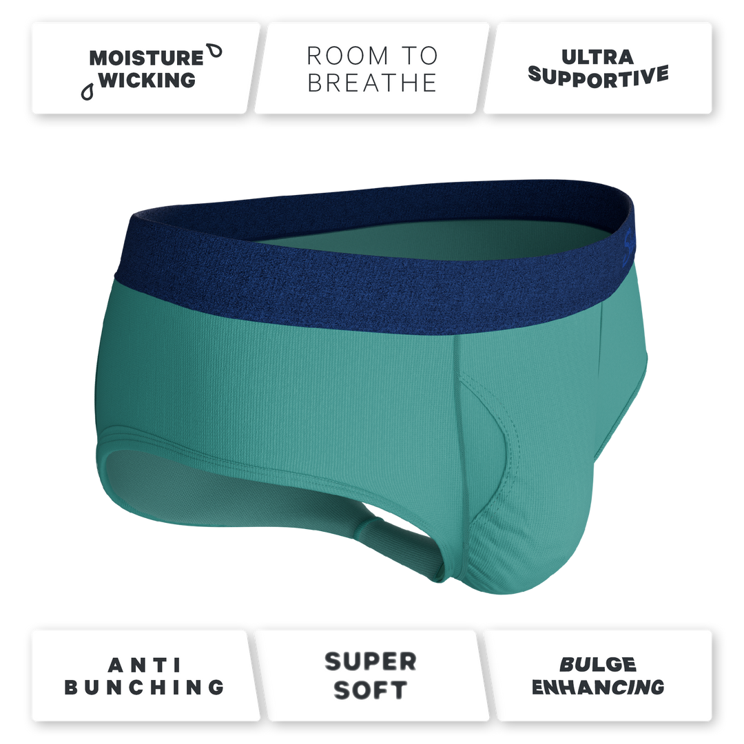 Shinesty "Curacao" Teal Ball Hammock® Pouch Briefs