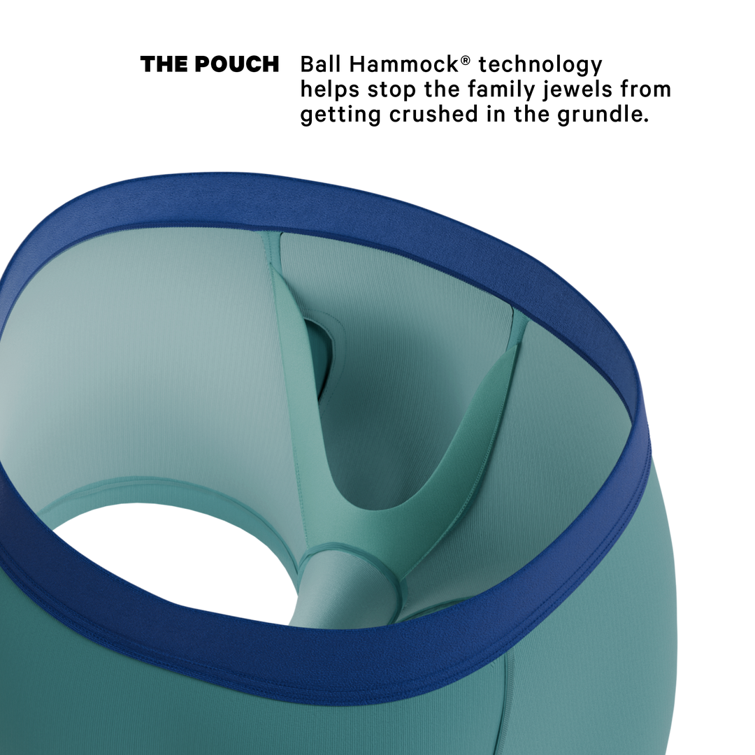 Shinesty "The Curacao" Teal Ball Hammock® Pouch Trunks Underwear for Men