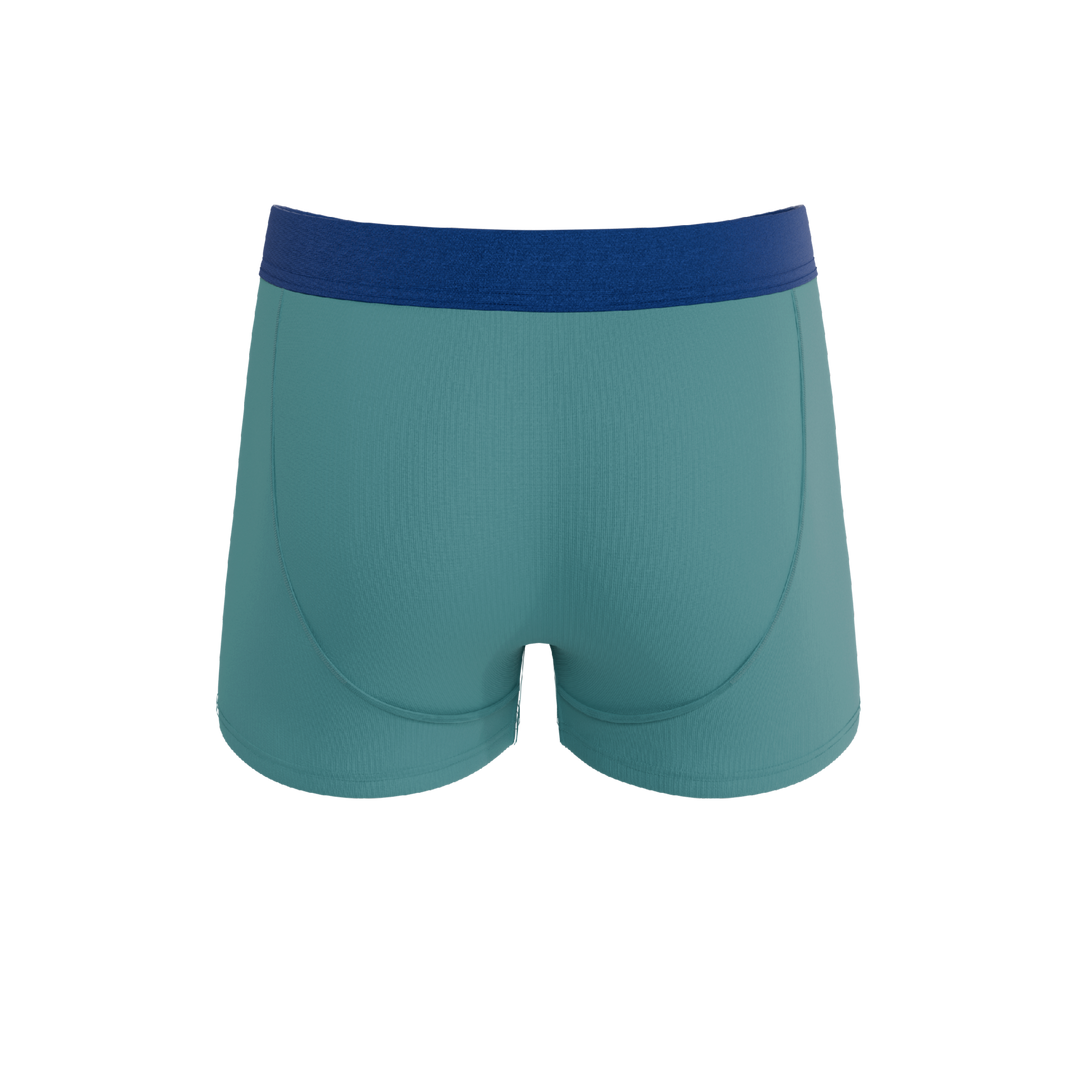 Shinesty "The Curacao" Teal Ball Hammock® Pouch Trunks Underwear for Men