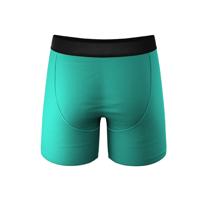 The Cyantific Theory | Turquoise Ball Hammock® Pouch Underwear With Fly