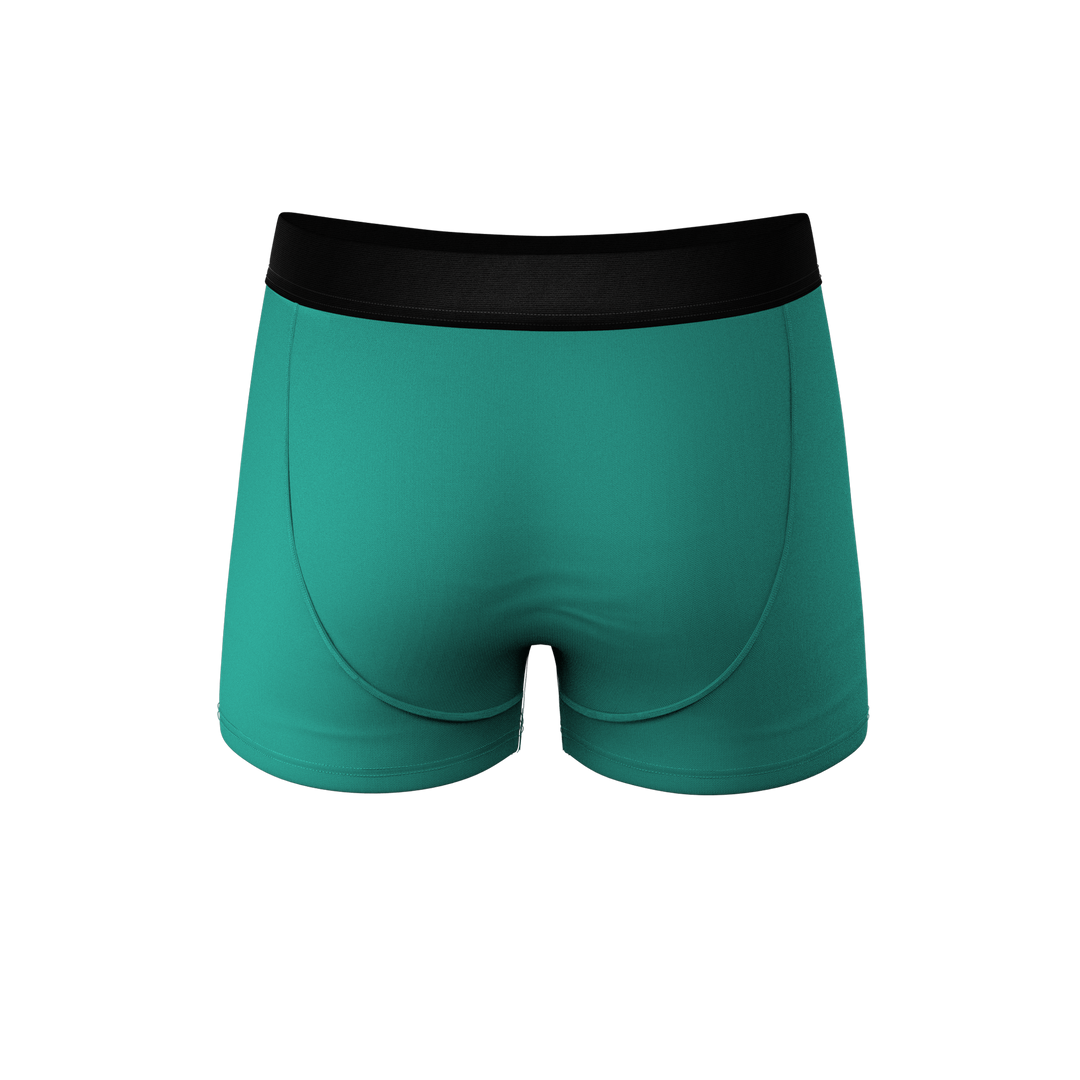 Shinesty "The Cyantific Theory" Turquoise Ball Hammock® Pouch Trunks Underwear