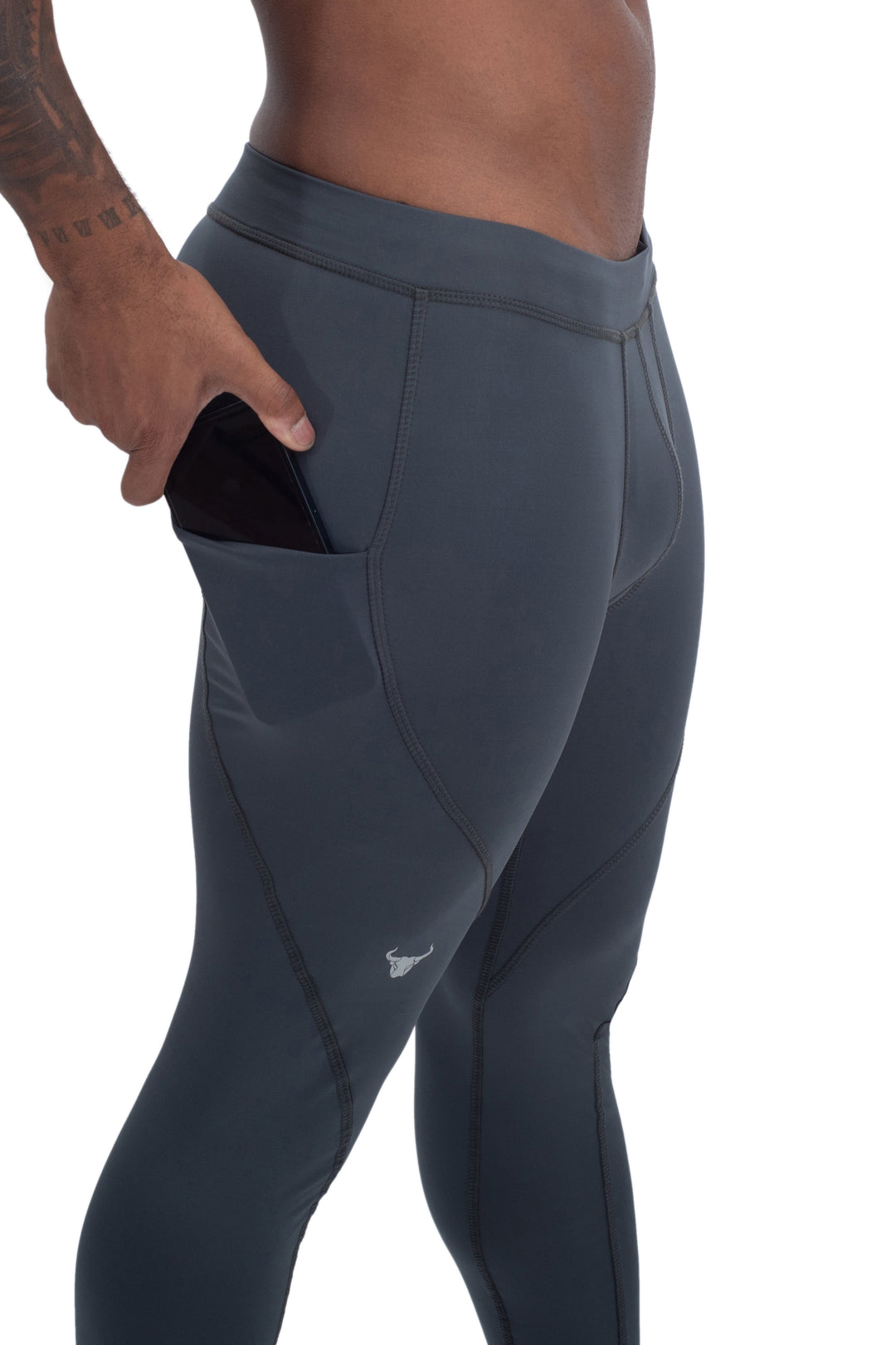 Matador Meggings "Gray/Gray" Men’s Compression Tights – High-Performance Athletic Leggings