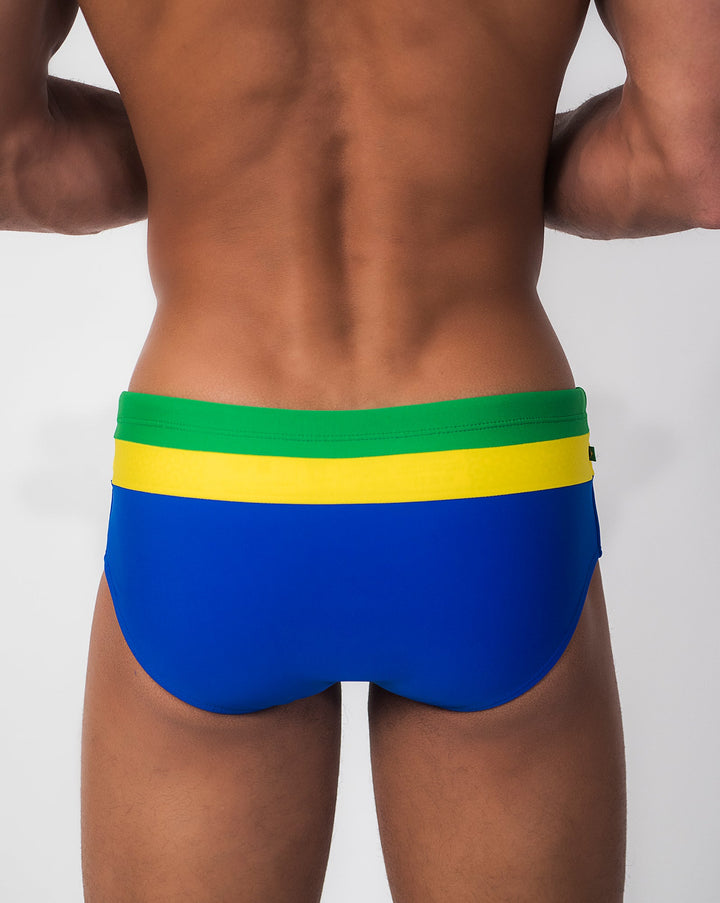 CA-RIO-CA Men's Brasília Trio Sunga in Classic & Traditional cut Designer Swim Shorts Swimwear in 