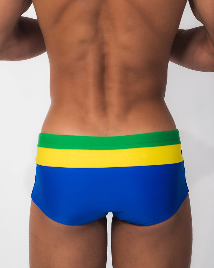 CA-RIO-CA Men's Brasília Trio Sunga in Classic & Traditional cut Designer Swim Shorts Swimwear in 