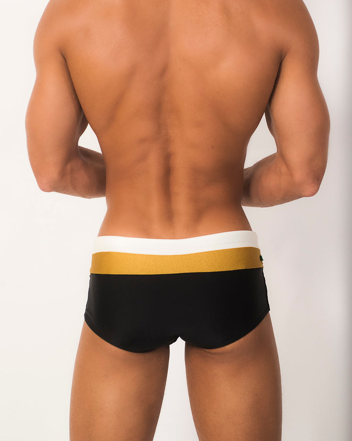 CA-RIO-CA Men's Belmont Trio Sunga Designer Swim Shorts Swimwear in 