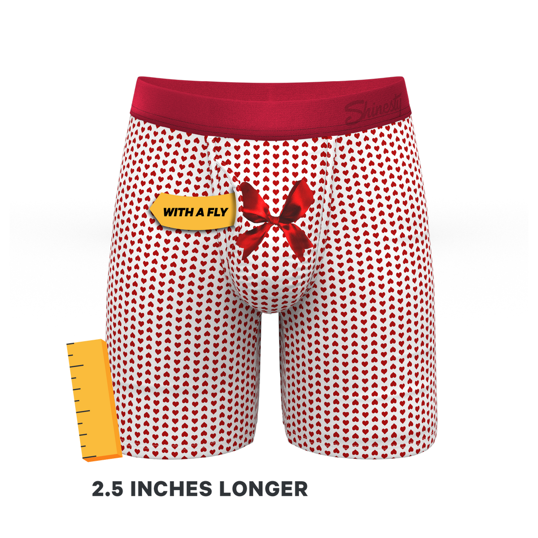 Shinesty "Date Night" Long Leg Ball Hammock® Pouch Boxer Briefs w/ Fly